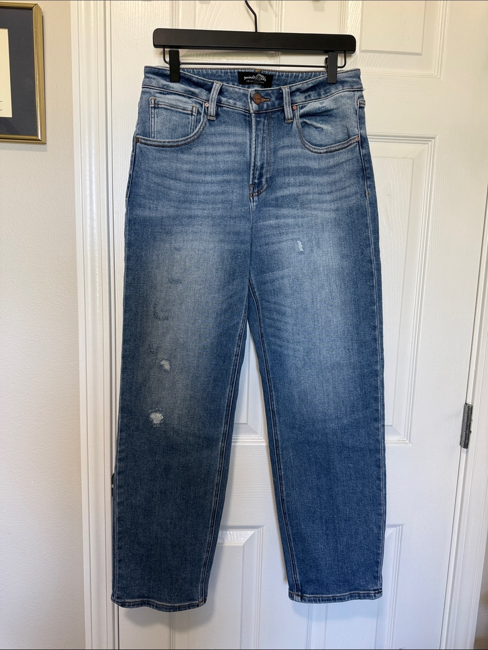 Risen Women's Lucky Boyfriend Jeans Social Threads Sz 5/27 like new